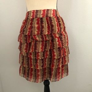Anthropologie - Anna Sui for Anthropologie Tiered Skirt